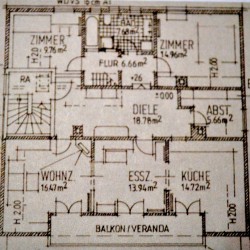 Grundriss der Ferienwohnung